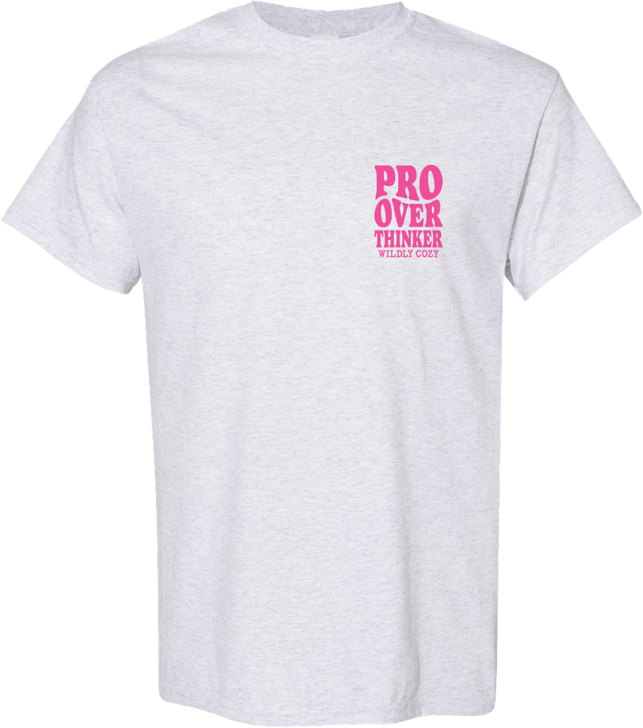 Pro Overthinker Tee Ash Grey