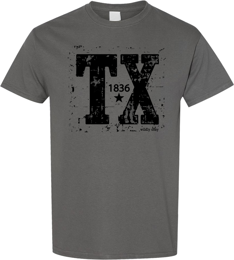 Grunge TX 1836 Tee Charcoal
