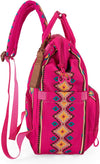 WG2204-9110   Wrangler Aztec Printed Callie Backpack -  Pink