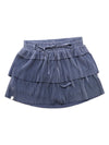 Pleated Shimmer Skirt