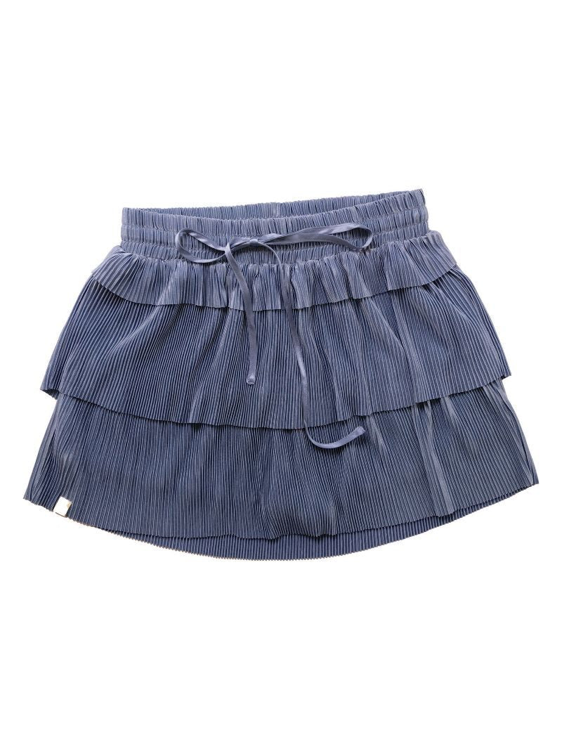 Pleated Shimmer Skirt