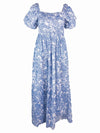 Puff Sleeve Maxi Dress