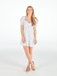 Sweetheart Floral Dress