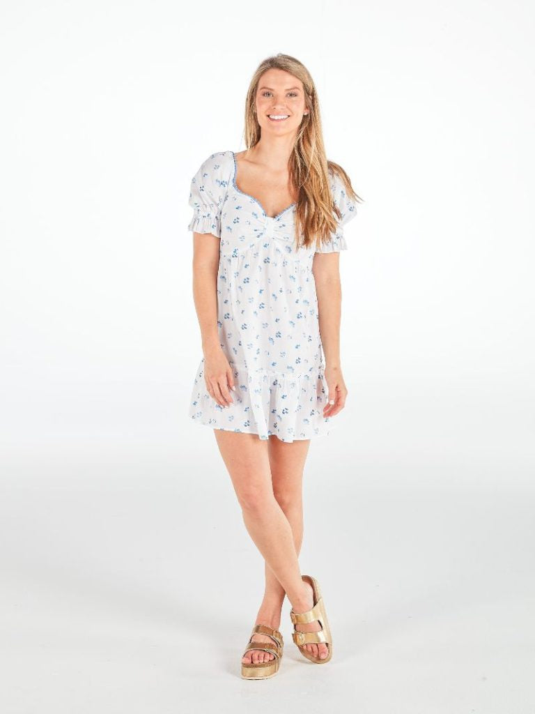 Sweetheart Floral Dress