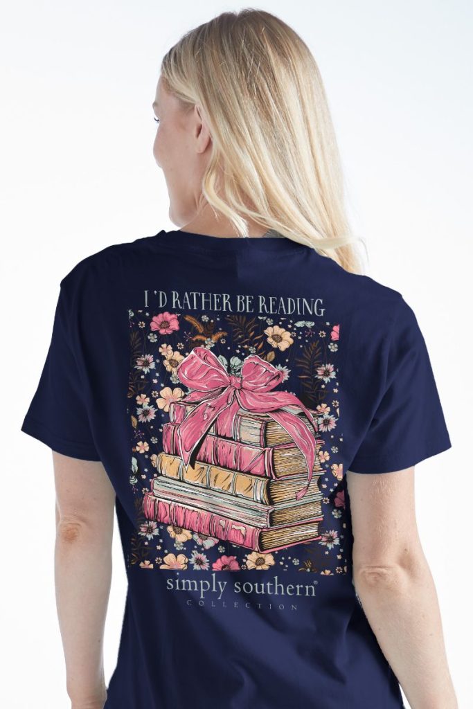 SS-READ-NAVY TEE