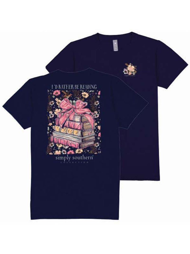 SS-READ-NAVY TEE