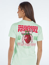 SS-STRAWBERRY-MINT TEE