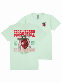 SS-STRAWBERRY-MINT TEE