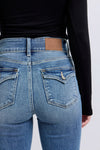 High Waist Flare Jeans w/ Tint 82630