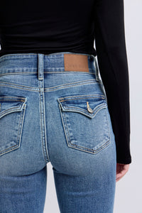 High Waist Flare Jeans w/ Tint 82630