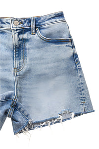 Denim Cutoff Shorts Medium Wash