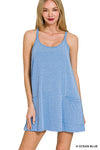 Lined Romper Dress