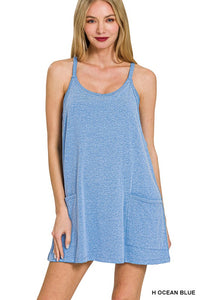 Lined Romper Dress