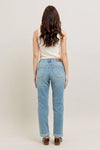 V-Front Cool Denim Cuff Boyfriend Jeans 88938
