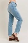 V-Front Cool Denim Cuff Boyfriend Jeans 88938