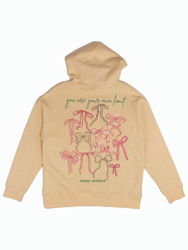 Bow Embroidered Hoodie PP-0125-HD-EMB-BOW