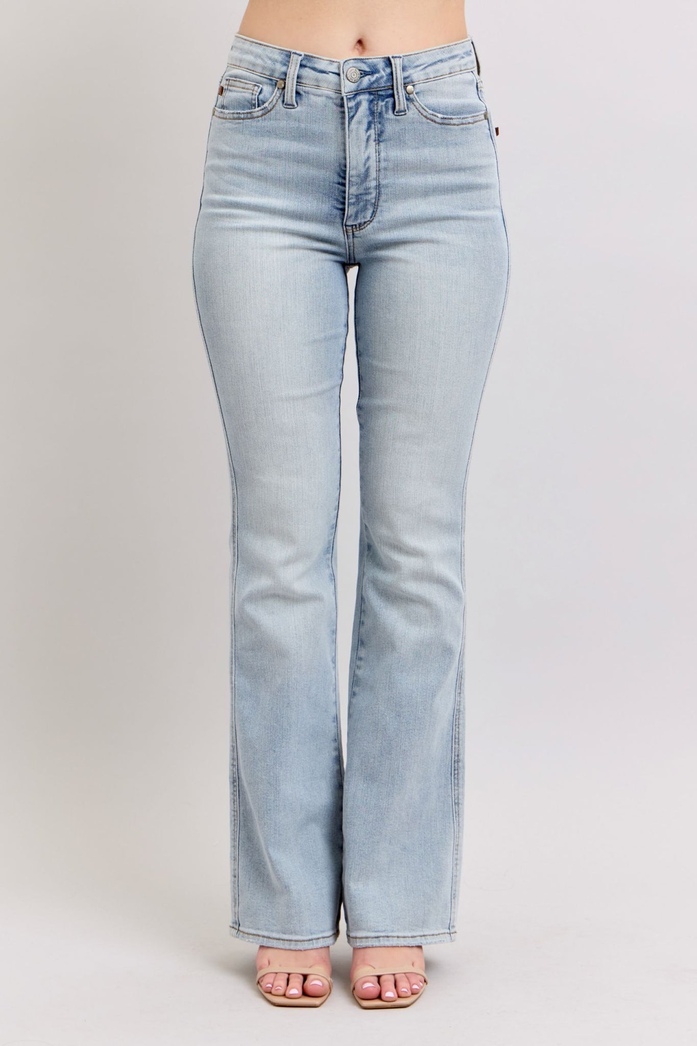 High Waist Tummy Control Bootcut Jeans 88784