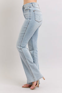 High Waist Tummy Control Bootcut Jeans 88784