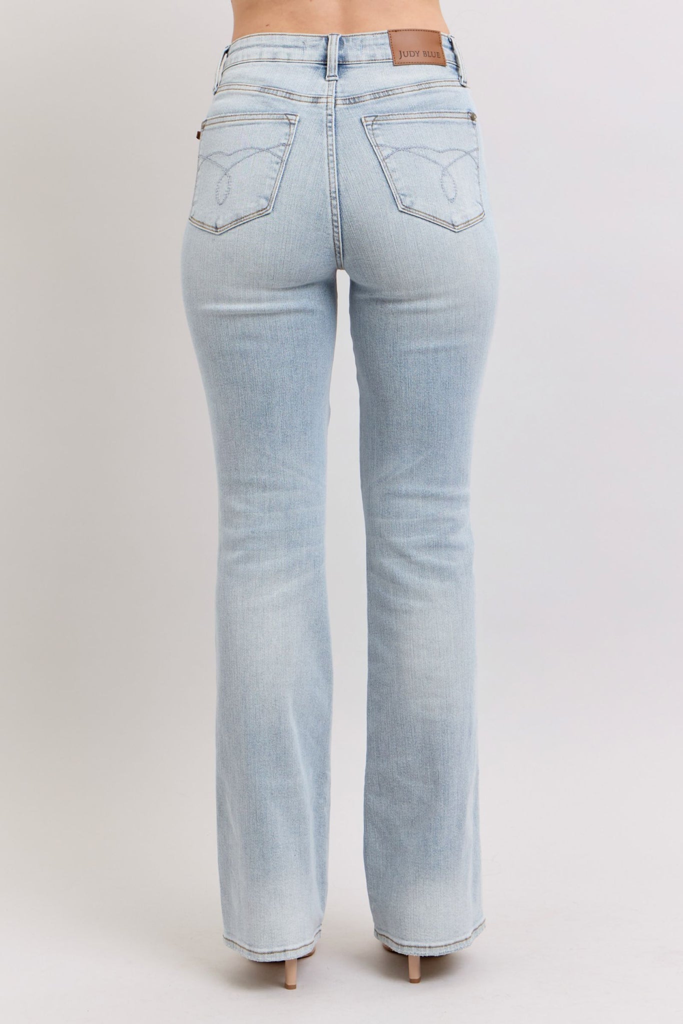 High Waist Tummy Control Bootcut Jeans 88784