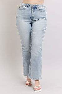 High Waist Tummy Control Bootcut Jeans 88784