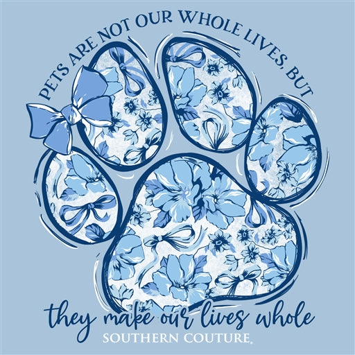 SC Classic Pets Are Not Paw Tee Light Blue