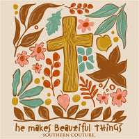 SC Classic He Makes All Things Beautiful Tee Natural