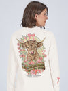 Highland Cow Long Sleeve LS-HERD-LINEN