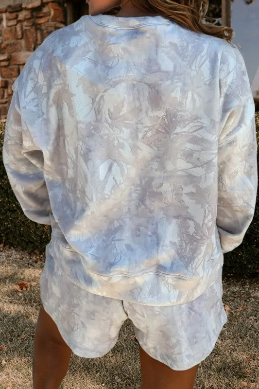 White Camo Lounge Set