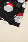 Santa Mesh Top Black