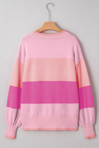 Holly Jolly Sequin Sweatshirt Pink