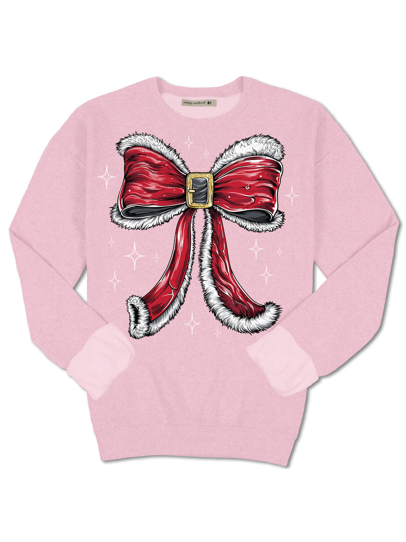 Holiday Crewneck Sweater CREW-BOW-TUTU