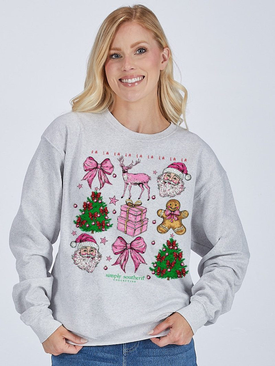 Holiday Crewneck CREW-TREES-FLURRY