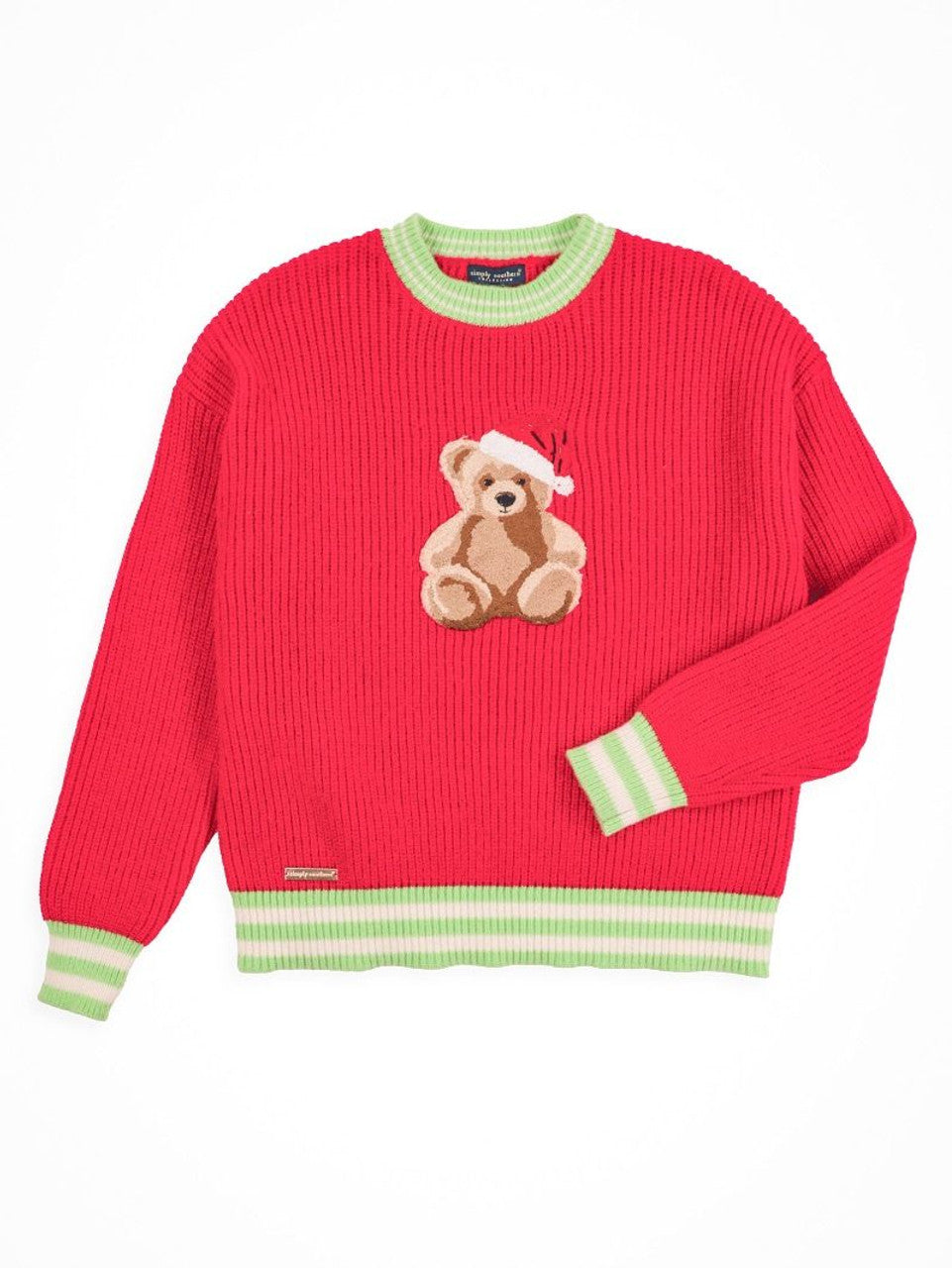Fuzzy Knit Holiday Bear Sweater SWTR-HARPER-TEDDY