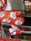 Holiday Kitchen Oven Mitt & Potholder Set