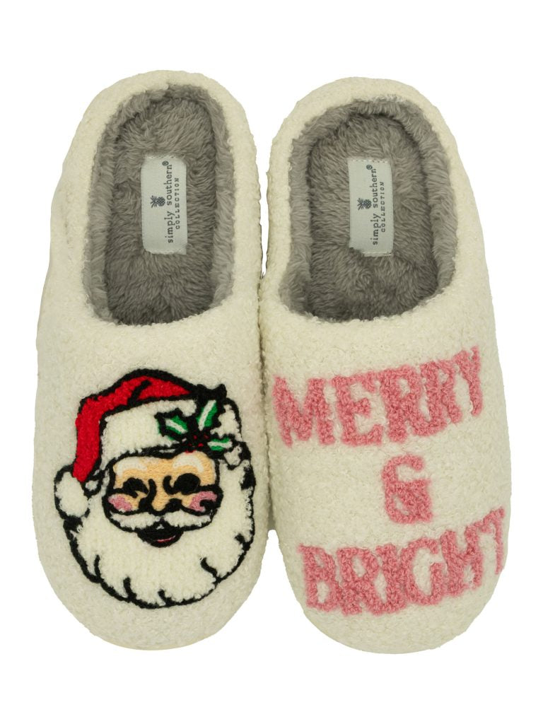 Holiday Fuzzy Slippers