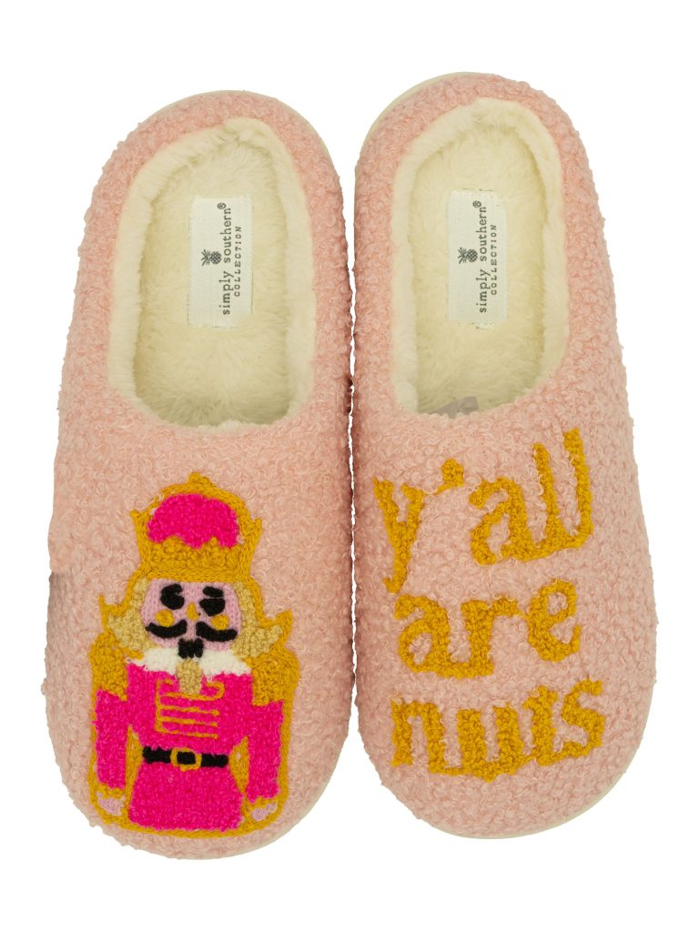 Holiday Fuzzy Slippers