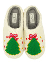 Holiday Fuzzy Slippers