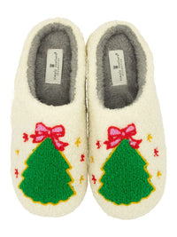 Holiday Fuzzy Slippers