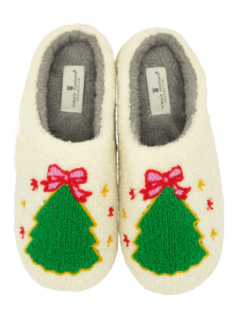 Holiday Fuzzy Slippers