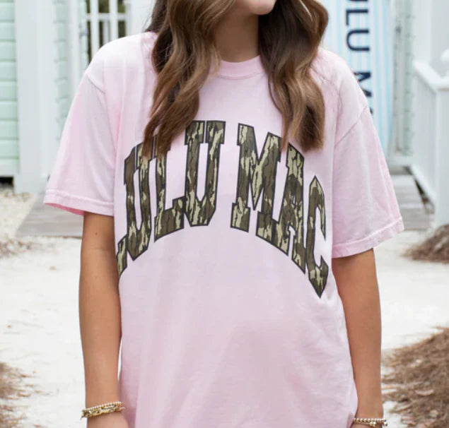 Lulu Mac Mossy Oak Camo T-Shirt - Blossom