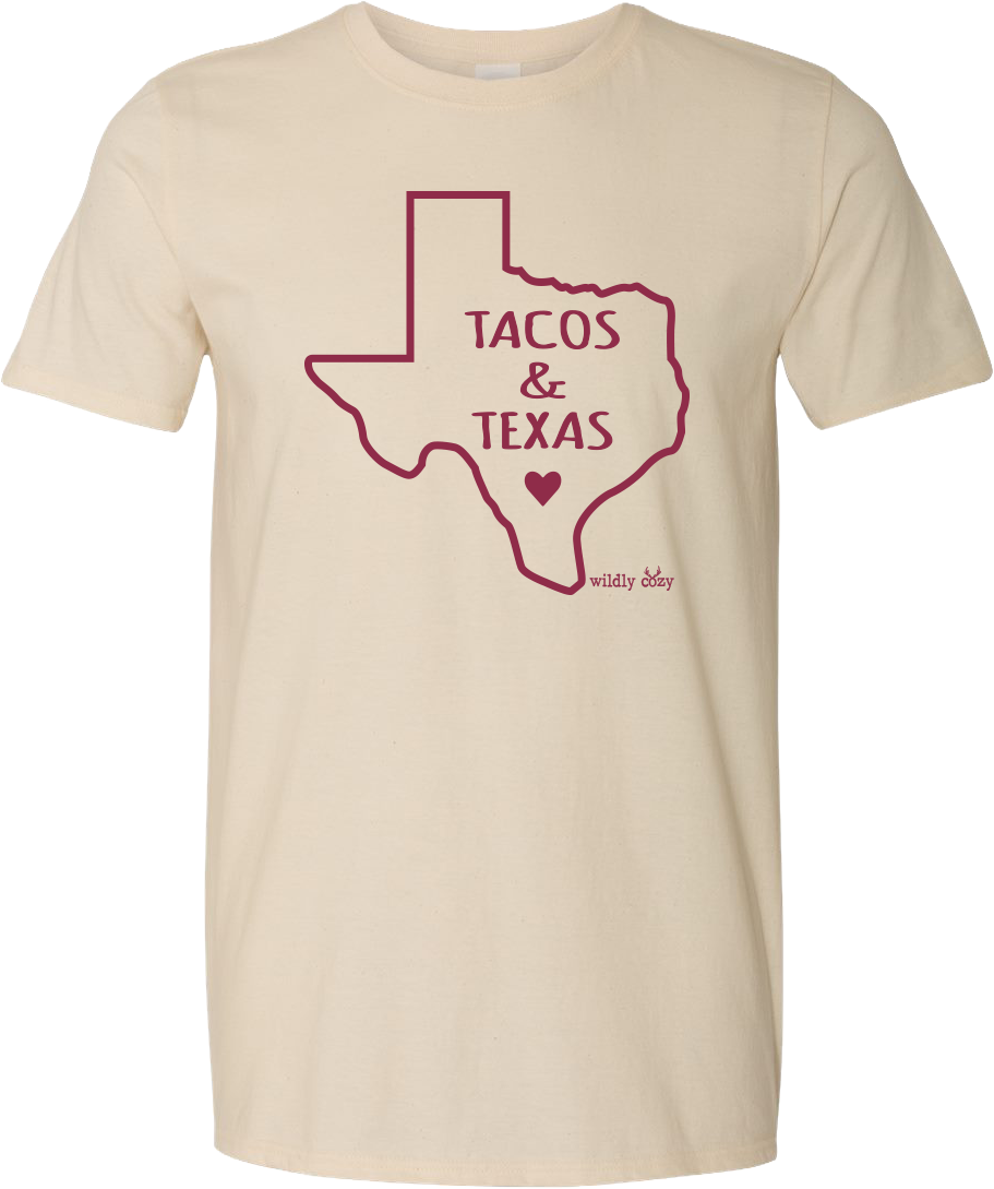 Tacos & Texas Tee - Neutral