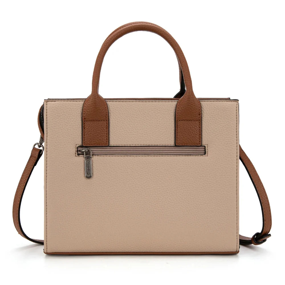 Wrangler Whipstitch Carry-All Tote/Crossbody - Tan