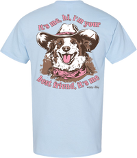 Best Friend Aussie Tee Light Blue