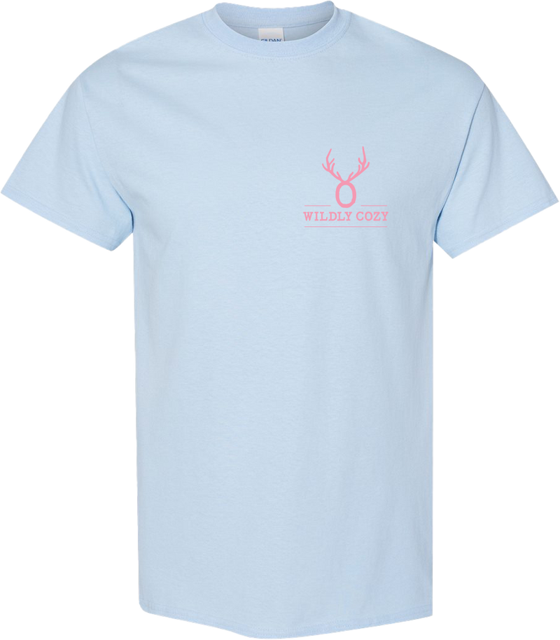Best Friend Aussie Tee Light Blue