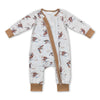 Long sleeves duck baby kids zipper romper