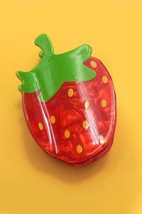 FRUIT STRAWBERRY WATERMELON HAIR CLAW CLIPS | 40H974