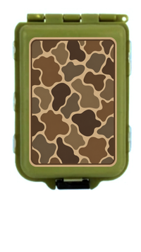 Camo Fishing Hooks Sinkers Flys Box Case