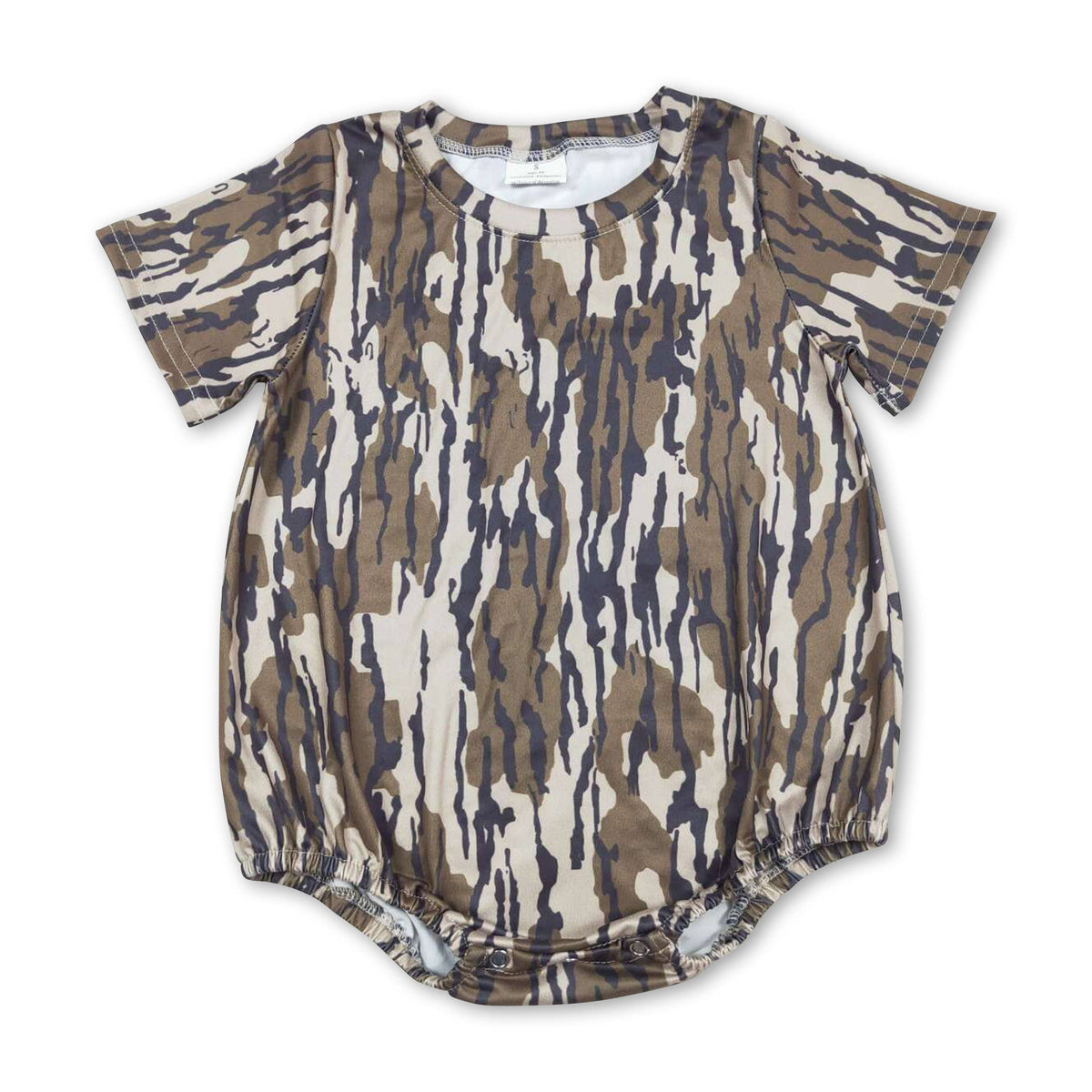 Short sleeves camo baby boys romper