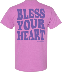 Bless Your Heart Tee Orchid