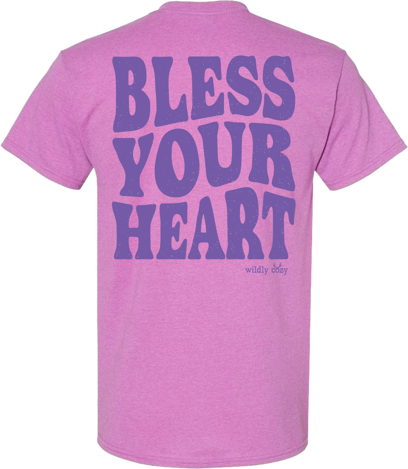Bless Your Heart Tee Orchid